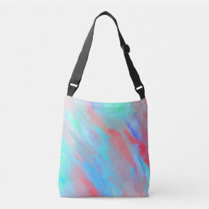 Helder Vet Origineel Abstract Kleurrijk Arty Crossbody Tas