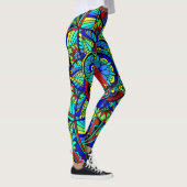 Helder volledig Mandalontwerp Leggings (Rechts)