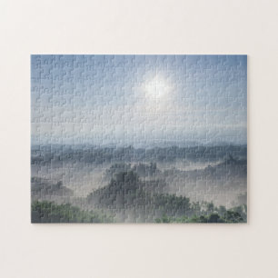 Helder zonlicht in de Bamboe-bomen Taiwan Legpuzzel