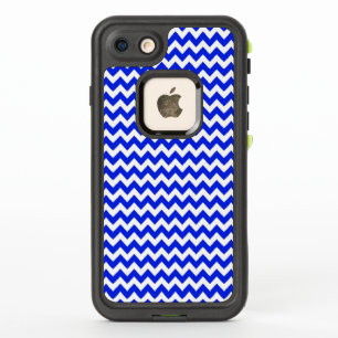 Helderblauw en witte Chevron