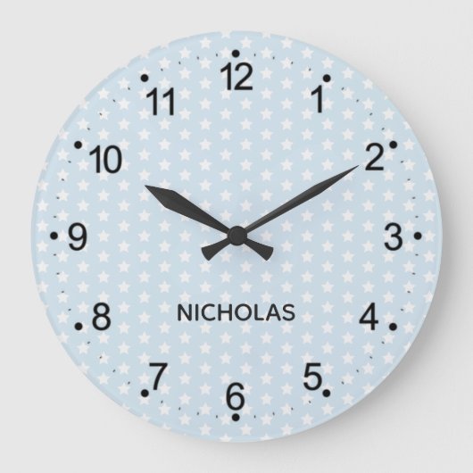 Helderblauw grote klok (Voorkant)