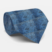 Helderblauw  stropdas (Opgerold)