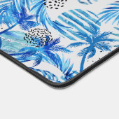 Helderblauw tropisch Waterverf Bureaumat (Hoek)