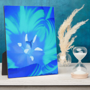 Helderblauw Tulp Plaque Fotoplaat