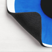 Helderblauwe muisPad Muismat (Hoek)