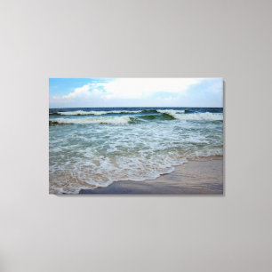 Helderblauwe Oceaan 1 Canvas Afdruk