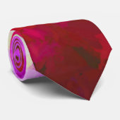 Helderbloemen Abstract Stropdas (Opgerold)