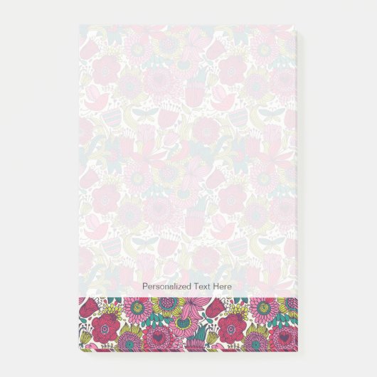 Helderbloempatroon Post-it® Notes (Voorkant)