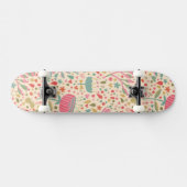 Helderbloempatroon Skateboard (Horizontaal)