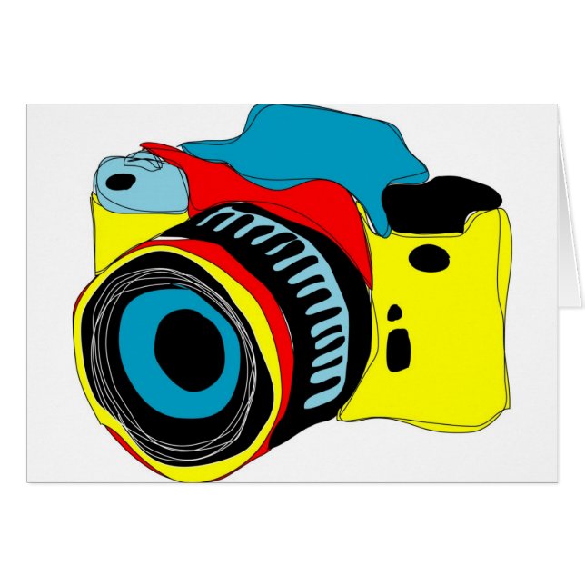 Heldercamera-illustratie (Voorkant Horizontaal)