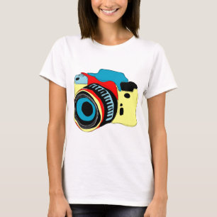 Heldercamera-illustratie T-shirt