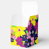 Heldere Abstracte bloemkunst Bedankdoosjes (Geopend)
