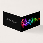 heldere Abstracte kunst Visitekaartjes (Buitenkant)