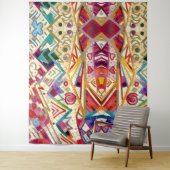 Heldere Abstracte Kunst Wandkleed (In situ)