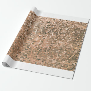 Heldere abstracte mozaïekachtergrond met glo cadeaupapier