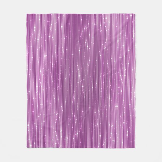 Heldere abstracte roze achtergrond met glitter fleece deken (Voorkant)