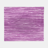 Heldere abstracte roze achtergrond met glitter fleece deken (Voorkant (Horizontaal))