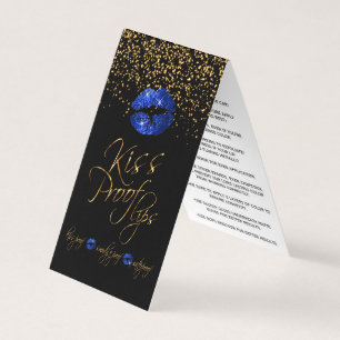 Heldere Blauwe Lippen & de Gouden Instructies van Visitekaartjes