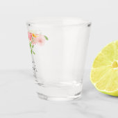 Heldere bloem en citrusvrijgezellenfeest shot glas (Rechts)