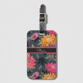 Heldere  bloemen bagagelabel (Voorkant (verticaal))