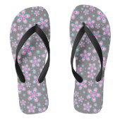 Heldere bloemen teenslippers (Voetbed)