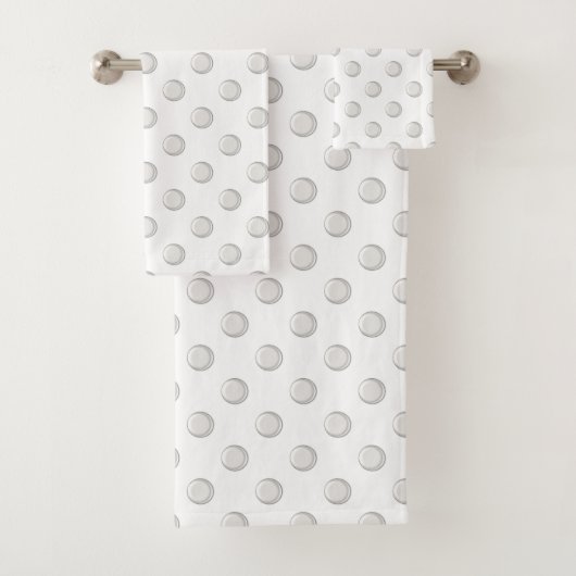 Heldere borrelpunten bad handdoek (Insitu)