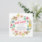 HELDERE BOTANISCHE BRUIDSBRUNCH KAART (Staand voorkant)