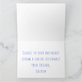 Heldere  Camper Happy Birthday Kaart (Binnen)