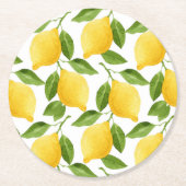 Heldere citroenen onderzetters (Voorkant)