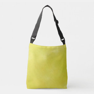 Heldere citroengele gradiënt crossbody tas
