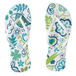 Heldere en bedachtzame buitensluiting van de scèn teenslippers