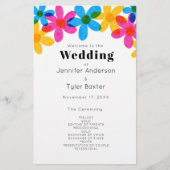 Heldere en gedurfde Hippie Bloemen Spring Wedding (Voorkant)