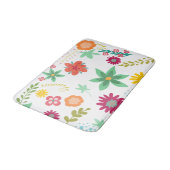 Heldere en kleurrijke Big Flower Art Badmat (Gekanteld)