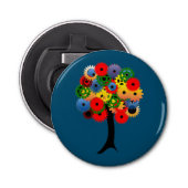 Heldere en kleurrijke mechanische versnellingsboom button flesopener (Voorkant)