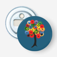 Heldere en kleurrijke mechanische versnellingsboom