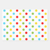 Heldere en kleurrijke poka Dots Inpakpapier Vel (Voorkant)