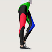 Heldere en kleurrijke strepen leggings (Rechts)