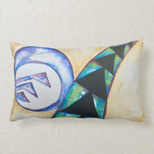 Heldere en moderne kleurrijke lendenkussen kussen