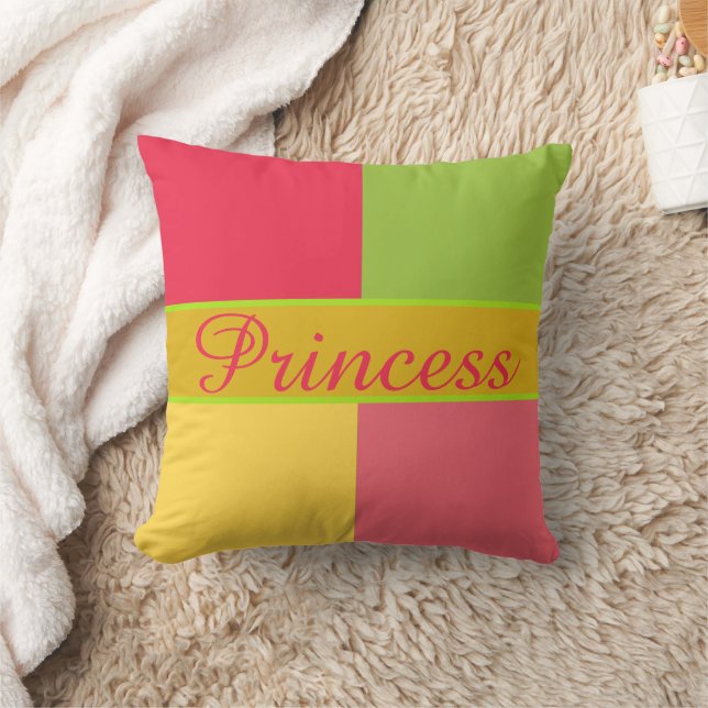 Heldere en tropische kleuren kussen (Deken)