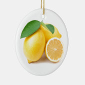 Heldere en verse gele luiers keramisch ornament (Rechts)