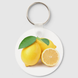 Heldere en verse gele luiers sleutelhanger