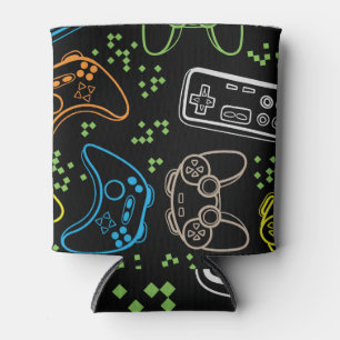 Heldere gaming joysticks: cool patroon. blikjeskoeler