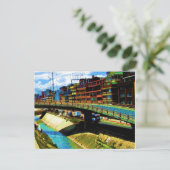 Heldere Gebouwen in Bogota Briefkaart (Staand voorkant)