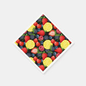 Heldere & gedurfde Fruit Papier servetten (Hoek)