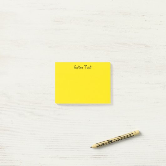 Heldere Geel van de douane Post-it® Notes (Op bureau)