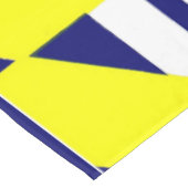 heldere gele abstractie tafelkleed (Gekanteld)