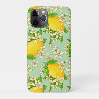 heldere gele citroenen iPhone 11 pro hoesje