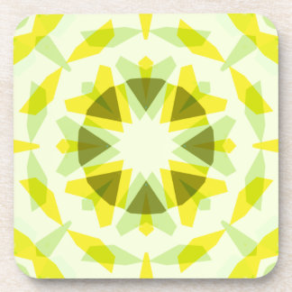 Heldere Gele Groene Ster Dopamine Decor Kitsch Art Bier Onderzetter