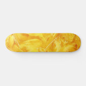 Heldere gele veren skateboard (Horizontaal)