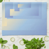 heldere hemel kleuren theedoek (Gevouwen)